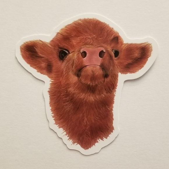 10/$10 Baby Cow Sticker